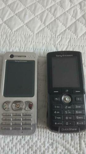Twee telefoons.Ericsson