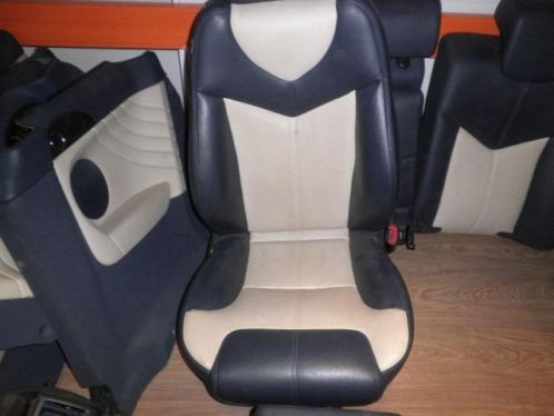 Two tone lederen GT interieur ( blauw  creme ) compleet