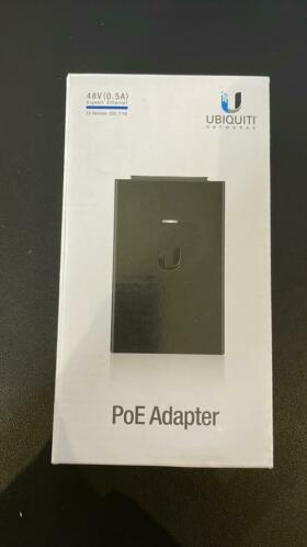 Ubiquiti POE Adapter 48V (0.5A) Gigabit Ethernet