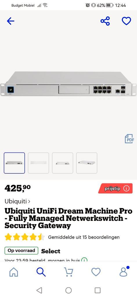 Ubiquiti Unifi Dream Machine Switch pro Nieuw in doos