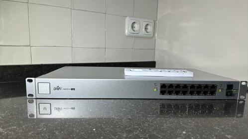 Ubiquiti UniFi Switch 16 Ports met 150 watt Poe.