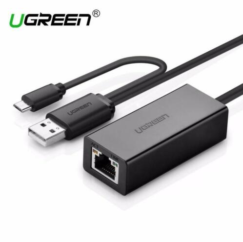 Ugreen OTG Ethernet Micro USB 2.0 naar RJ 45 Network Adapter