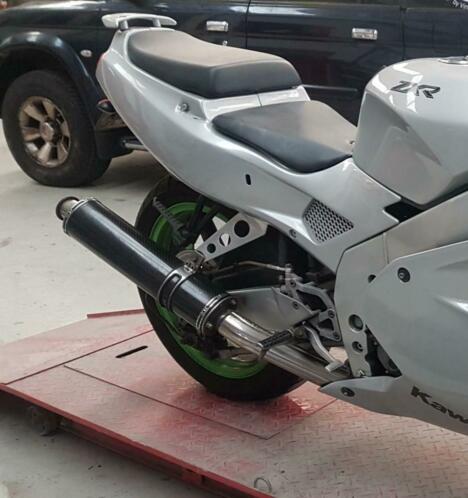 Uitlaat demper kawasaki gxr 400 1995