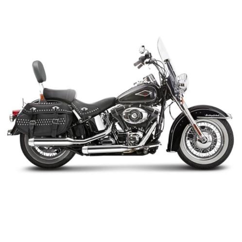 Uitlaat Miller Custombike Harley Davidson Heritage Softai...