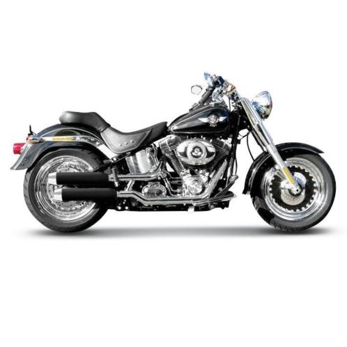 Uitlaat miller custombike voor harley davidson fat boy sp...