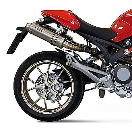 Uitlaat Mivv GP 2 Ducati Monster 796 10-141100 09-10 Tit...