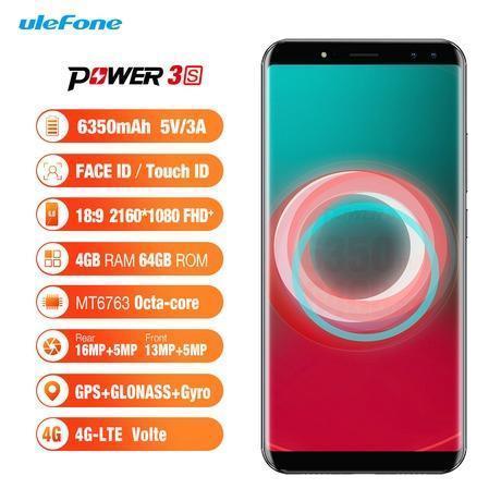  ulefone  power 3s  6.0 inch smartphone  octa core 