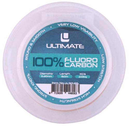 Ultimate 100 fluoro carbon 0,37mm8,0kg 150m