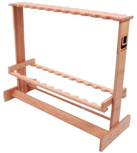 Ultimate 24-Rod Rack Wood