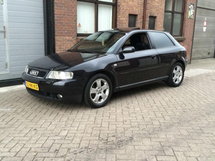 UNIEK Audi A3 1.9 TDI 96KW AUT 3D 2001 Zwart LEER NAVI