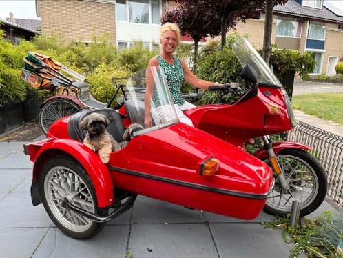 Uniek en 42 jaar geleden uit de fabriek  Bmw R65  zijspan