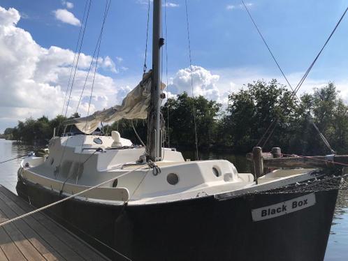 Unieke aluminium geklonken zeilsloep   kajuitboot (1955)