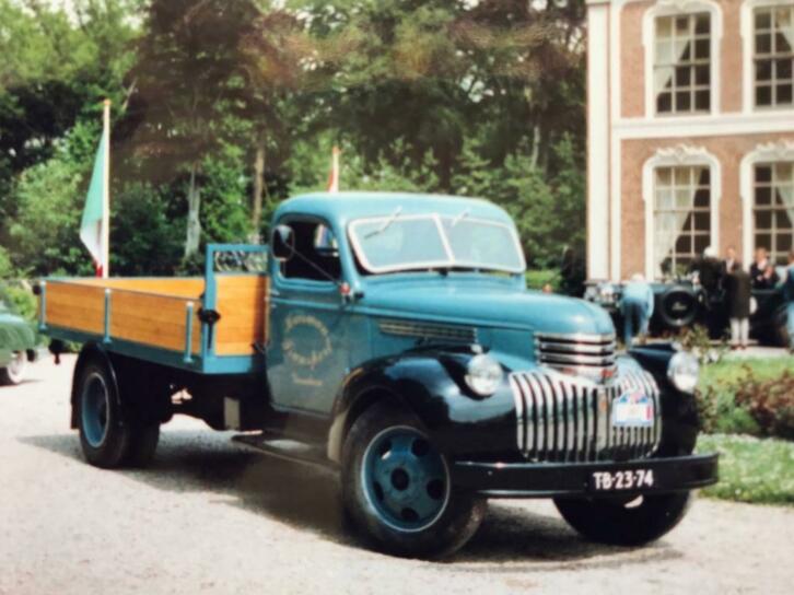 Unieke Chevrolet Truck 1946 Flatbad 2539 km
