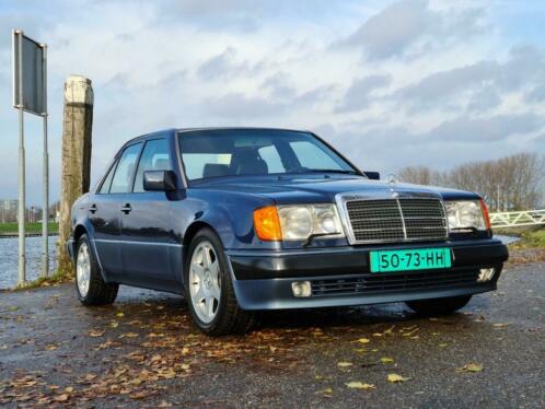 Unieke Mercedes e500 W124 1991 Blauw