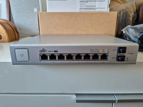 Unifi PoE switch US-8-150W, 8x ethernet  2x SFP