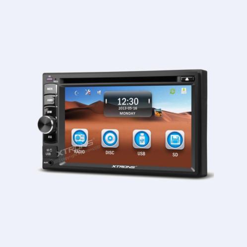 Universeel 2 DIN 6.2 HD Autoradio Mediaplayer 1jr. garantie