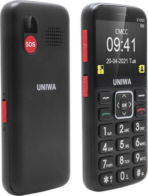 Uniwa V909T en V1000 senioren telefoon refurbished