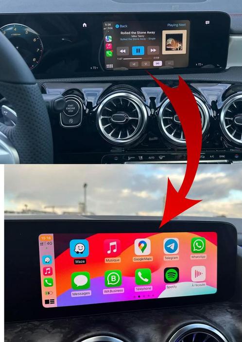 Upgrade Mercedes MBUX 6.0 Full Screen Apple Carplay