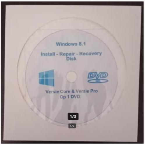 UpgradeHerstelInstal, DVD Windows 8.1 CorePro.6432 Bits