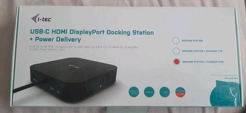 USB-C HDMI DP Docking Station with Power Delivery 100 W  i-