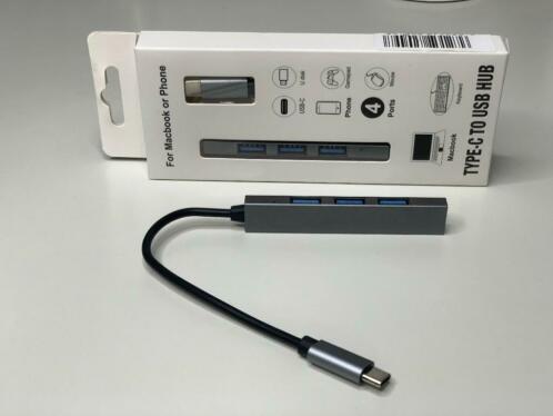 USB-C Hub - 4-Port USB 3.2 - 5 Gbps  Macbook Adapter 