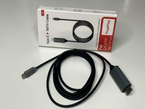 USB-C Naar HDMI Kabel 1.8M - 4K30Hz  Space Grey 