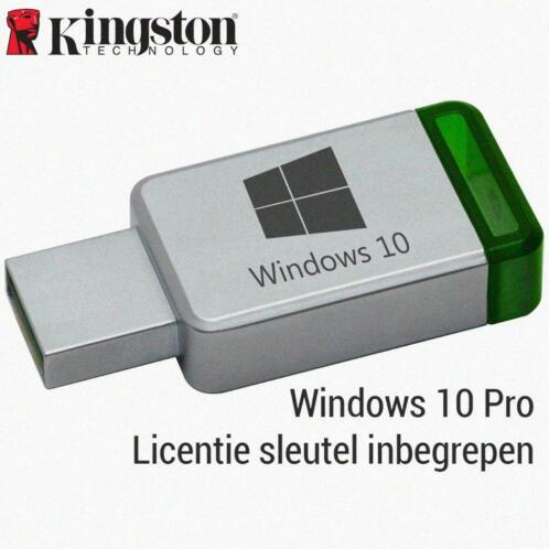 USB Stick met Windows 10 Pro (levenslange updates)