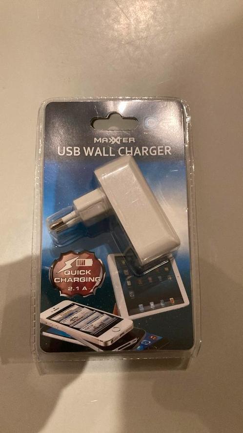 USB Wall charger merk  maxxter NIEUW