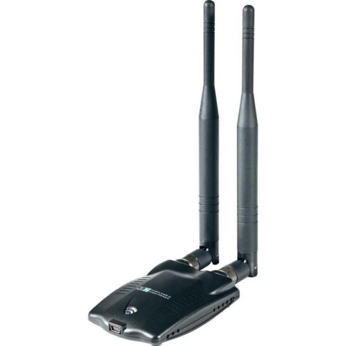 USB WiFi adapter met twee antennes N300
