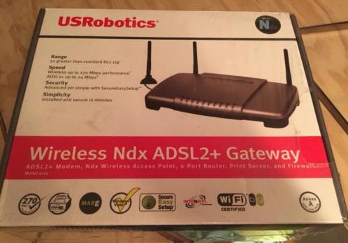 USRobotics Wireless Ndx ADSL2 gateway