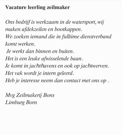 Vacature