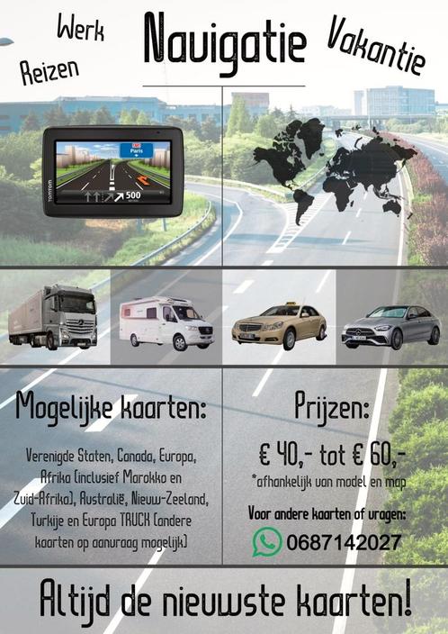 Vakantie navigatie Alle mappen mogelijk Amerika, Europa vs