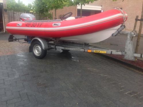 Valiant V400 RIB rubberboot in nette staat