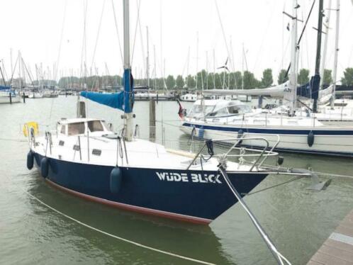 Van De Stadt  kajuitzeilboot  9,8m lang 2,8m breed