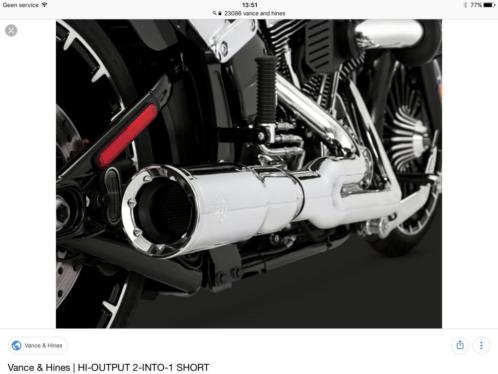 Vance and Hines Hi-Output 2-into-1 short