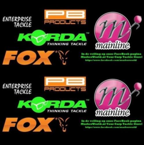 Vandaag in de veiling... fox, korda, mainline, pb produts