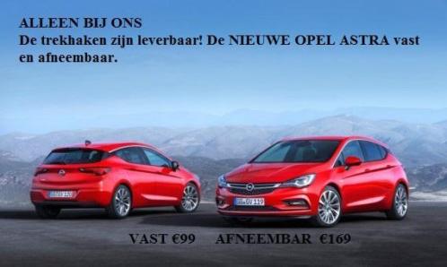 Vaste en afneembare trekhaak voor NIEUWE OPEL ASTRA 2016