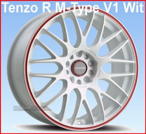 Velgen 18inch Tenzo R M-Type V1 Wit Mini One MK3 bj 14-gt 