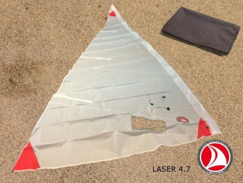 Ventoz Laser 4.7 zeil COMPLEET latten, tell-tales, zeilzak