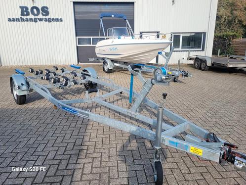 VERHUUR Boottrailer 1800 kg geremd, L 6.40m,