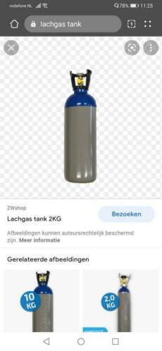 Verkoop volle lachgas tanks  in rotterdam