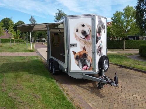 Verkoopwagen Ifor Williams (grootste) met zijklep (UNIEK)