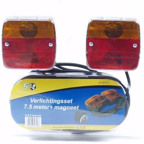 Verlichtingsset  magneet 7,5 meter 25