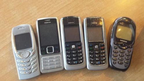 Verschillende mobieltjes