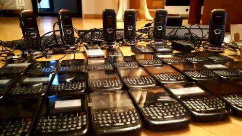 Verzameling blackberryx27s (28), Nokiax27s, Siemens en veel meer