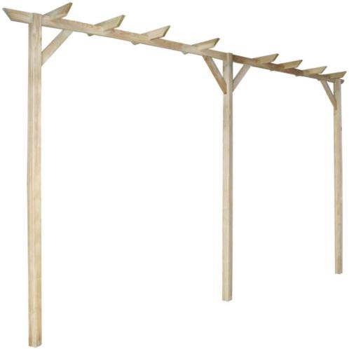 vidaXL Tuin pergola 400 x 40 205 cm (hout)