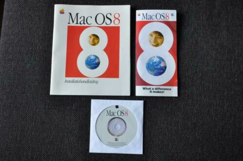 Vintage Apple Macintosh Mac OS 8 software retail