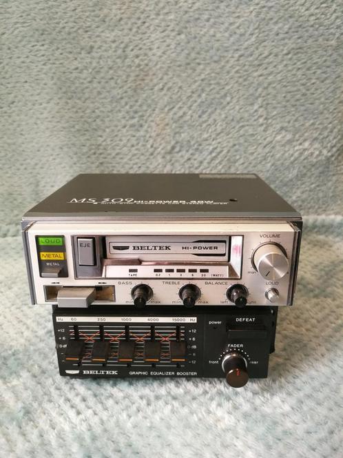 Vintage Beltek cassette en booster equalizer i.g.s.