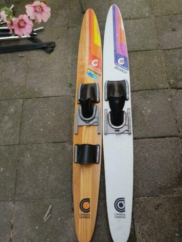 vintage cypres gardens houten waterski dick pope bronco