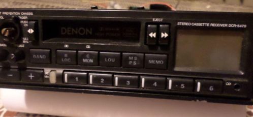 Vintage Denon Auto Radio en Cassettespeler DCR-5370 